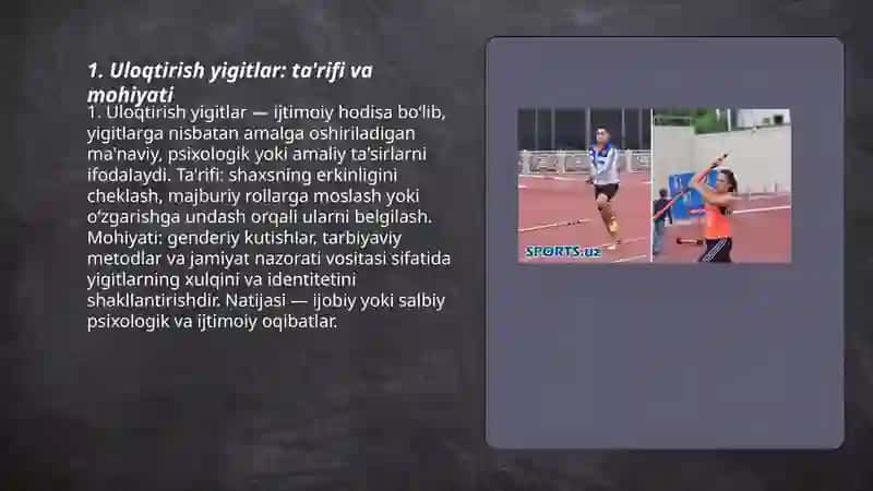 Uloqtirish yigitlar 3