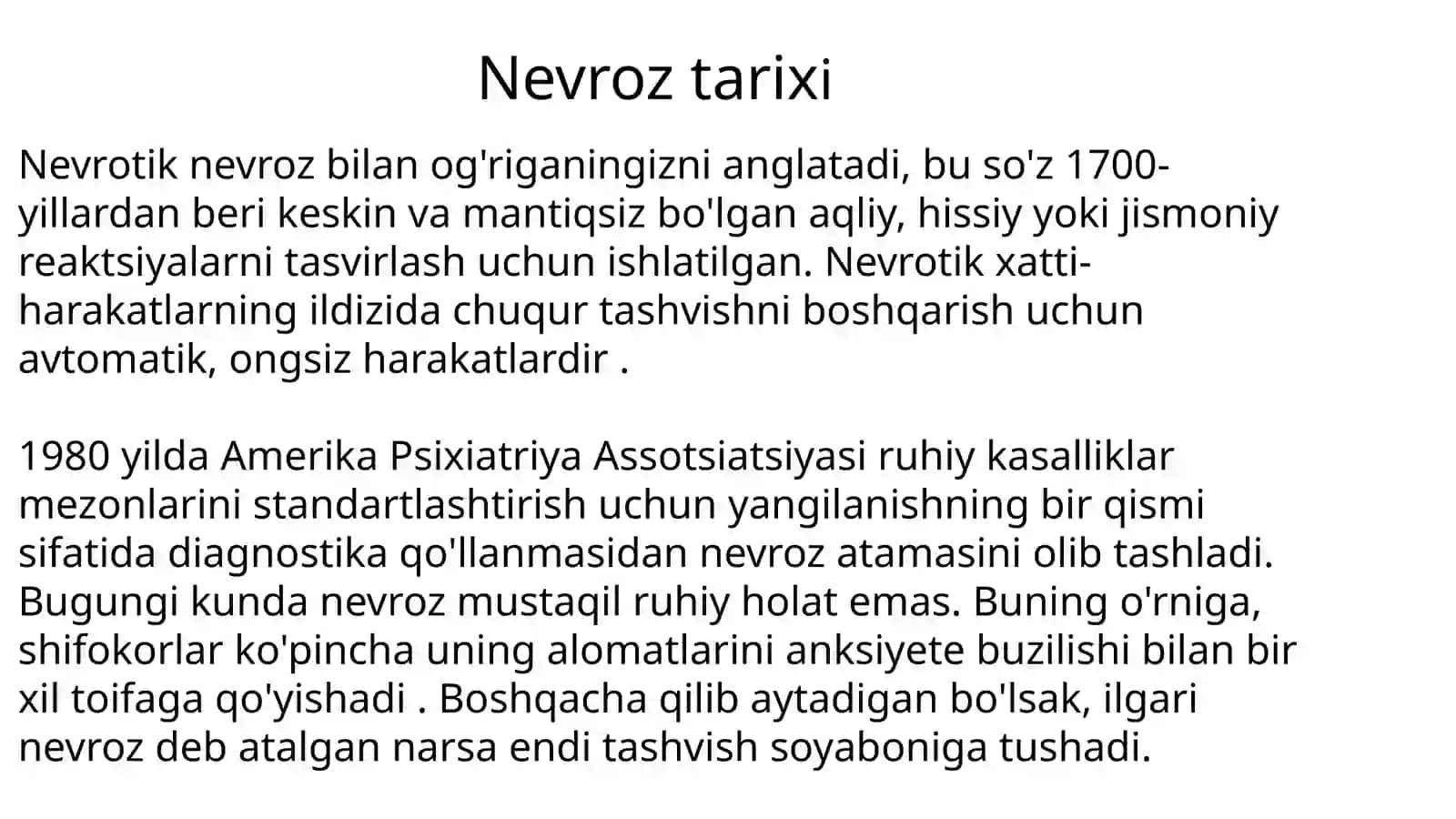 Nevroz nima? 3
