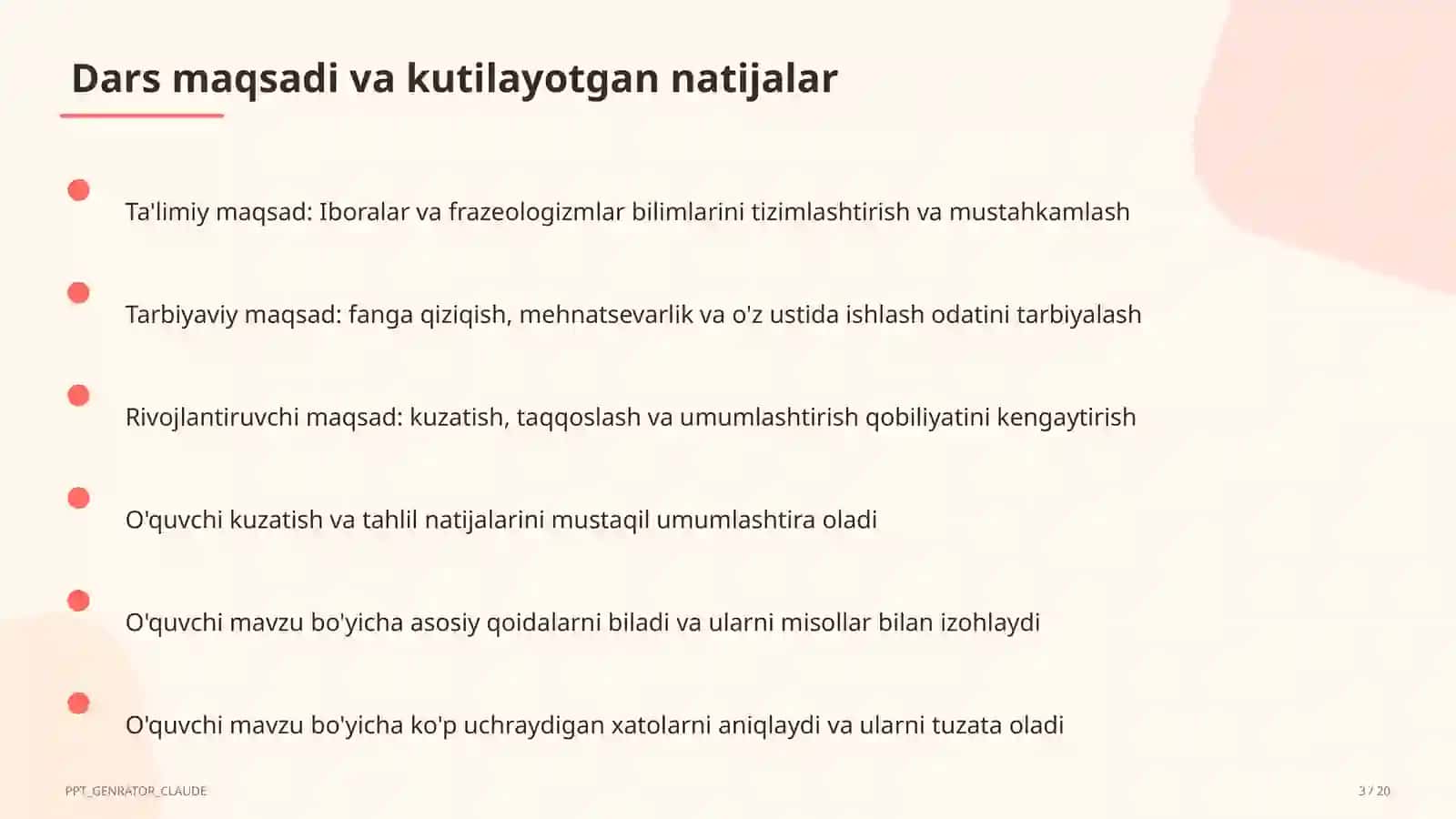 Iboralar va frazeologizmlar (5-sinf) 3