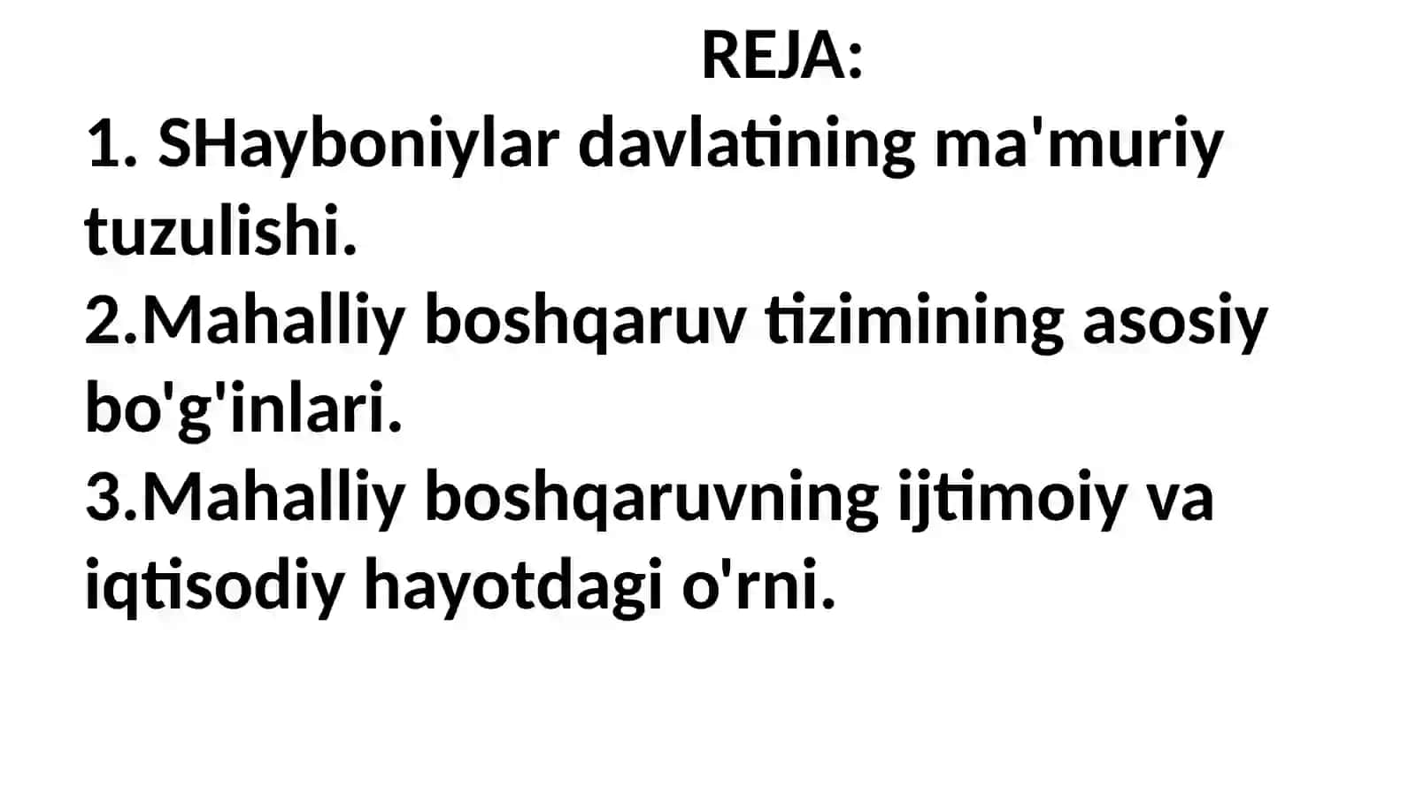 Shayboniynomada Shayboniylar Davlati Boshqaruvi 3