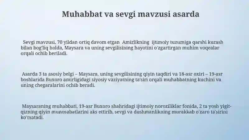 Maysaraning ishi 3