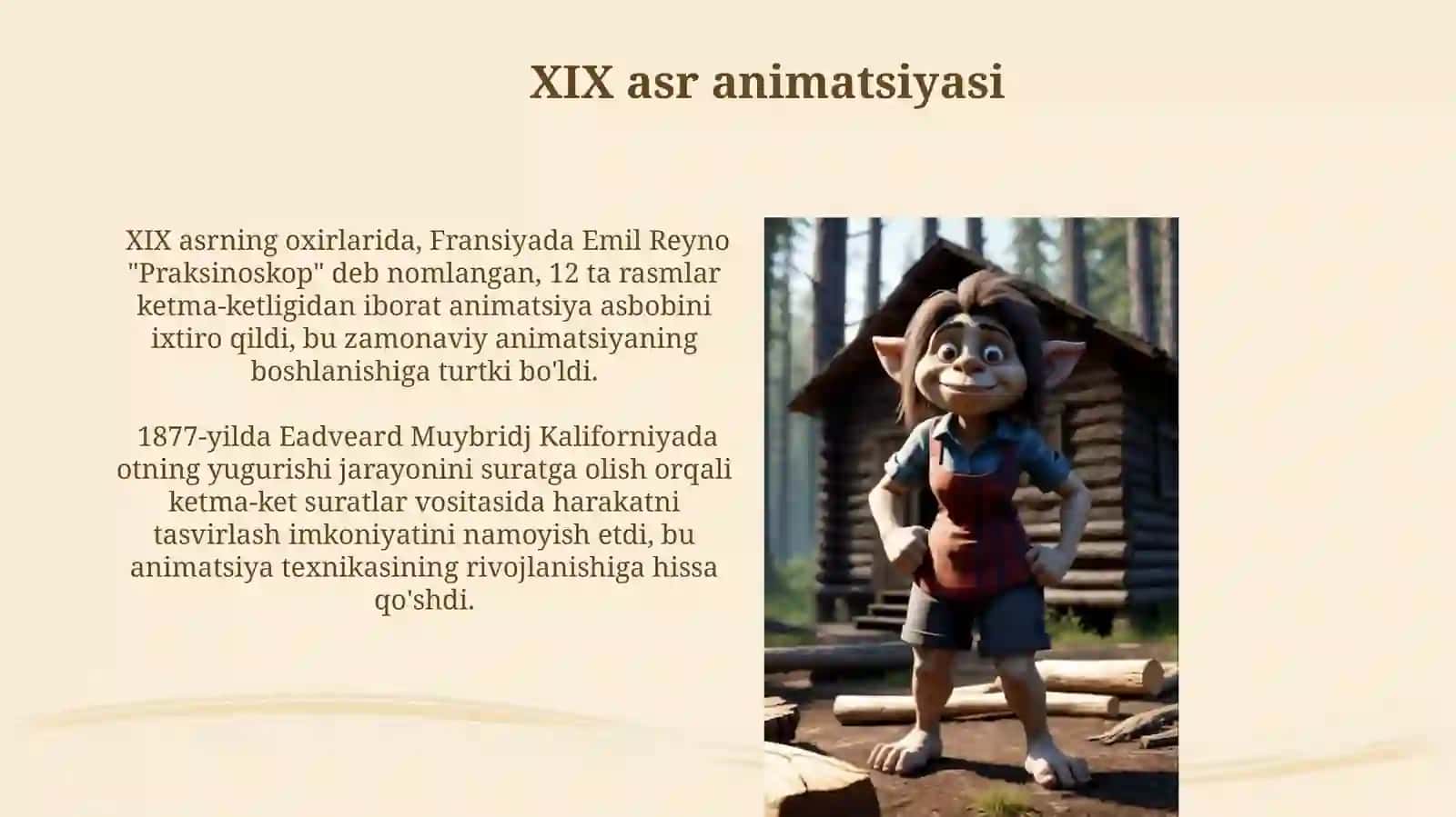 Animatsion Faoliyat Tarixi 3