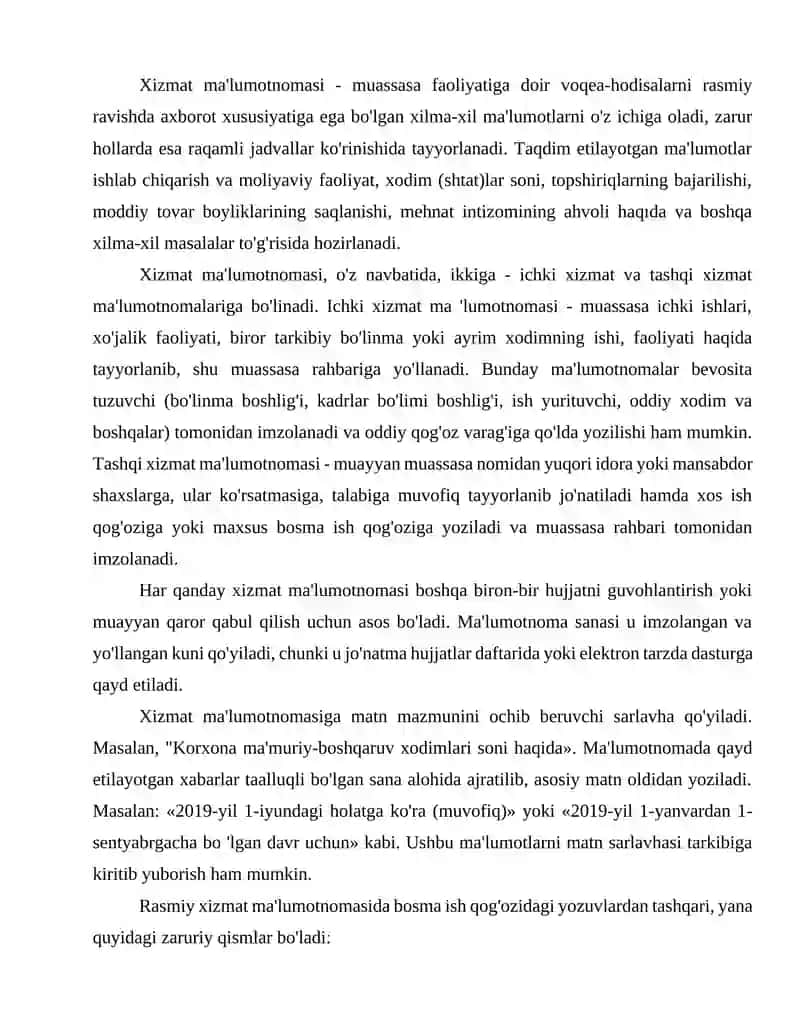 Ma'lumotnoma yozish 3