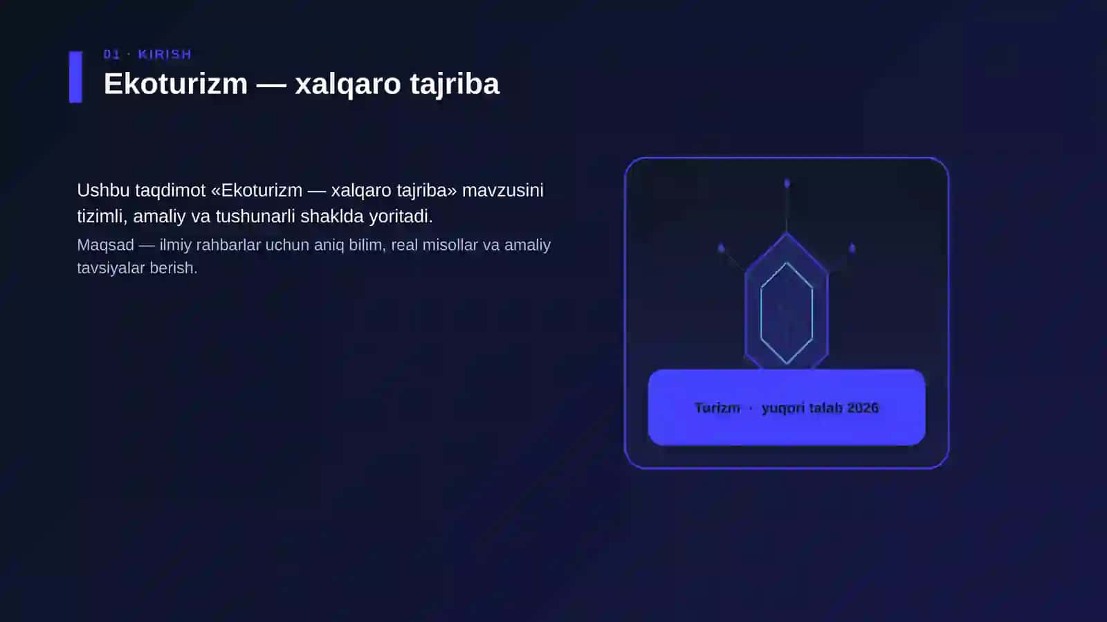 Ekoturizm — xalqaro tajriba 3