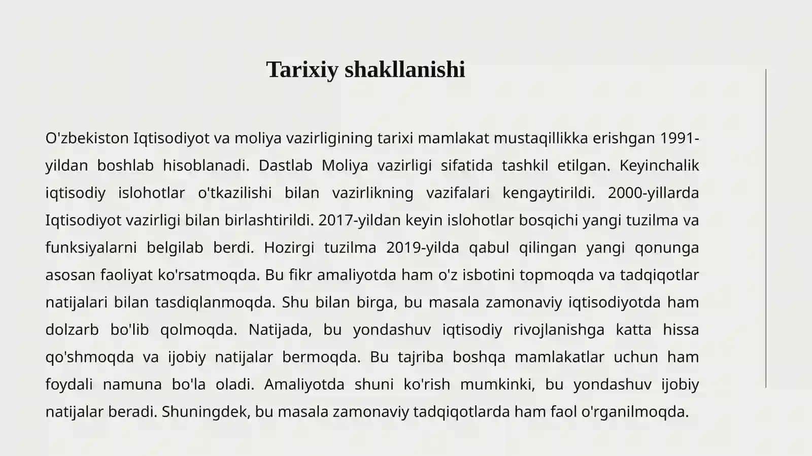 O'zbekiston Respublikasi Iqtisodiyot va Moliya Vazirligi 3