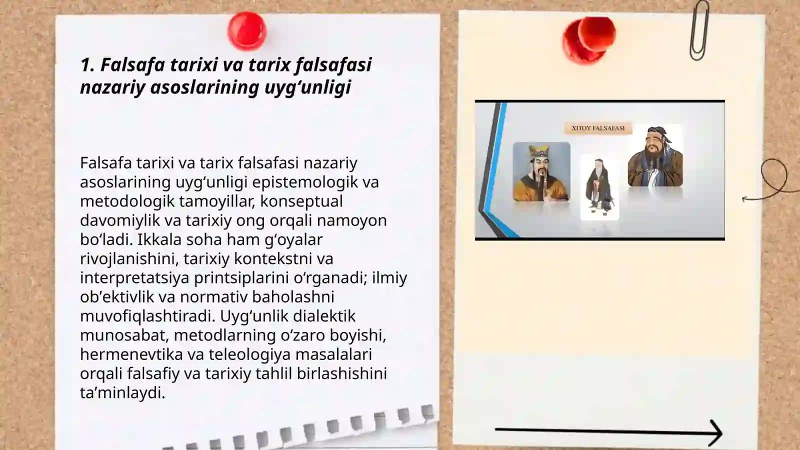 Falsafa tarix va tarix falsafasi uygʻunligi 3