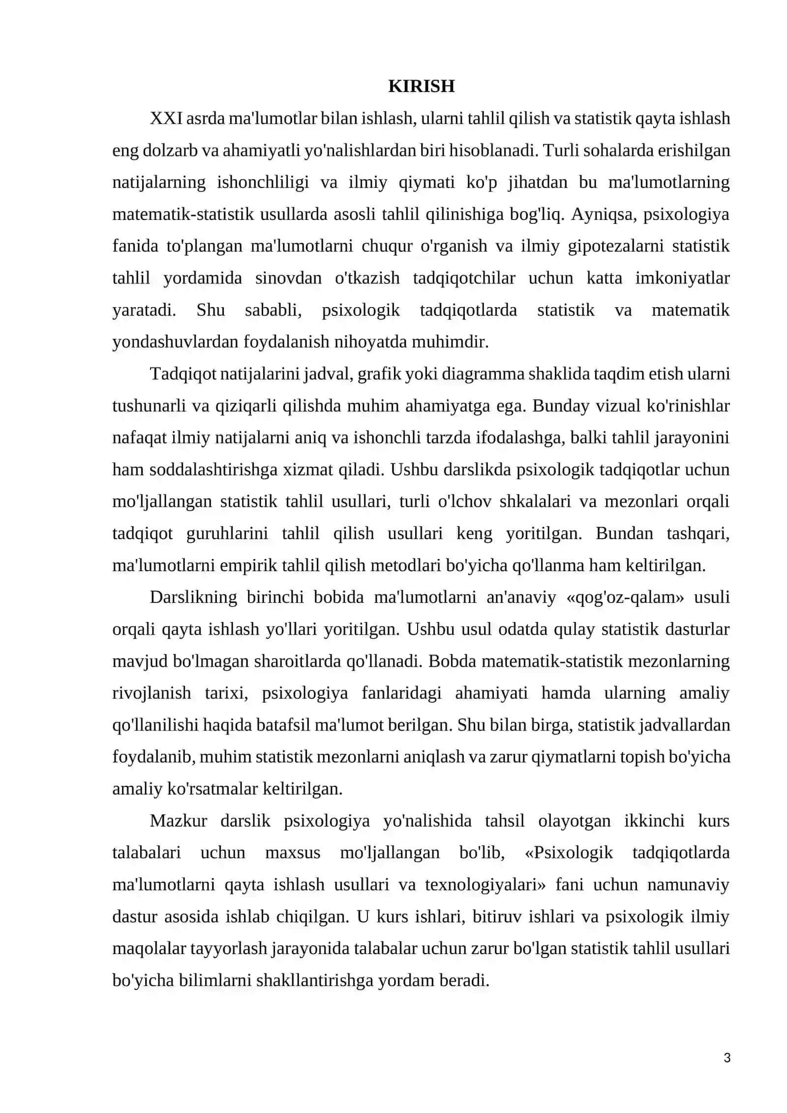 Psixologik Ma'lumotlarni Qayta Ishlash Metodlari va Texnologiyalari 3