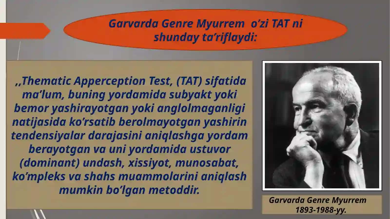 Tematik  appersepsiya testi (TAT)    metodikasi 3