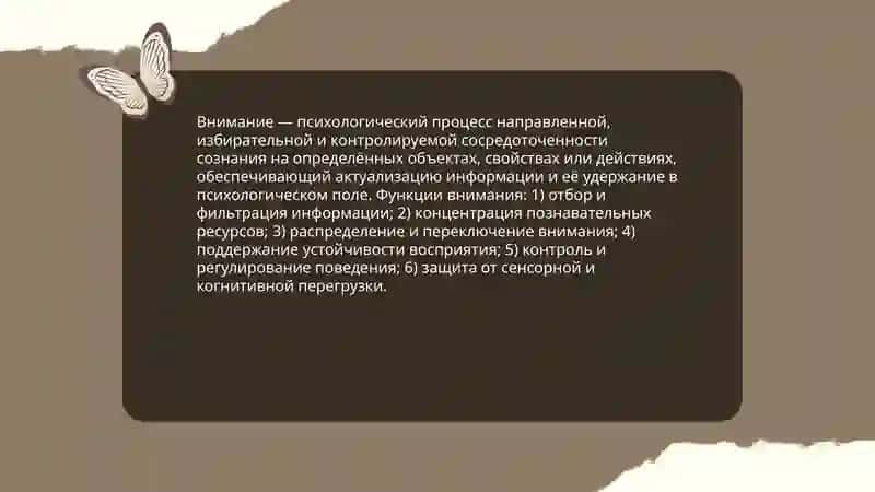 Внимание и ощущение 3