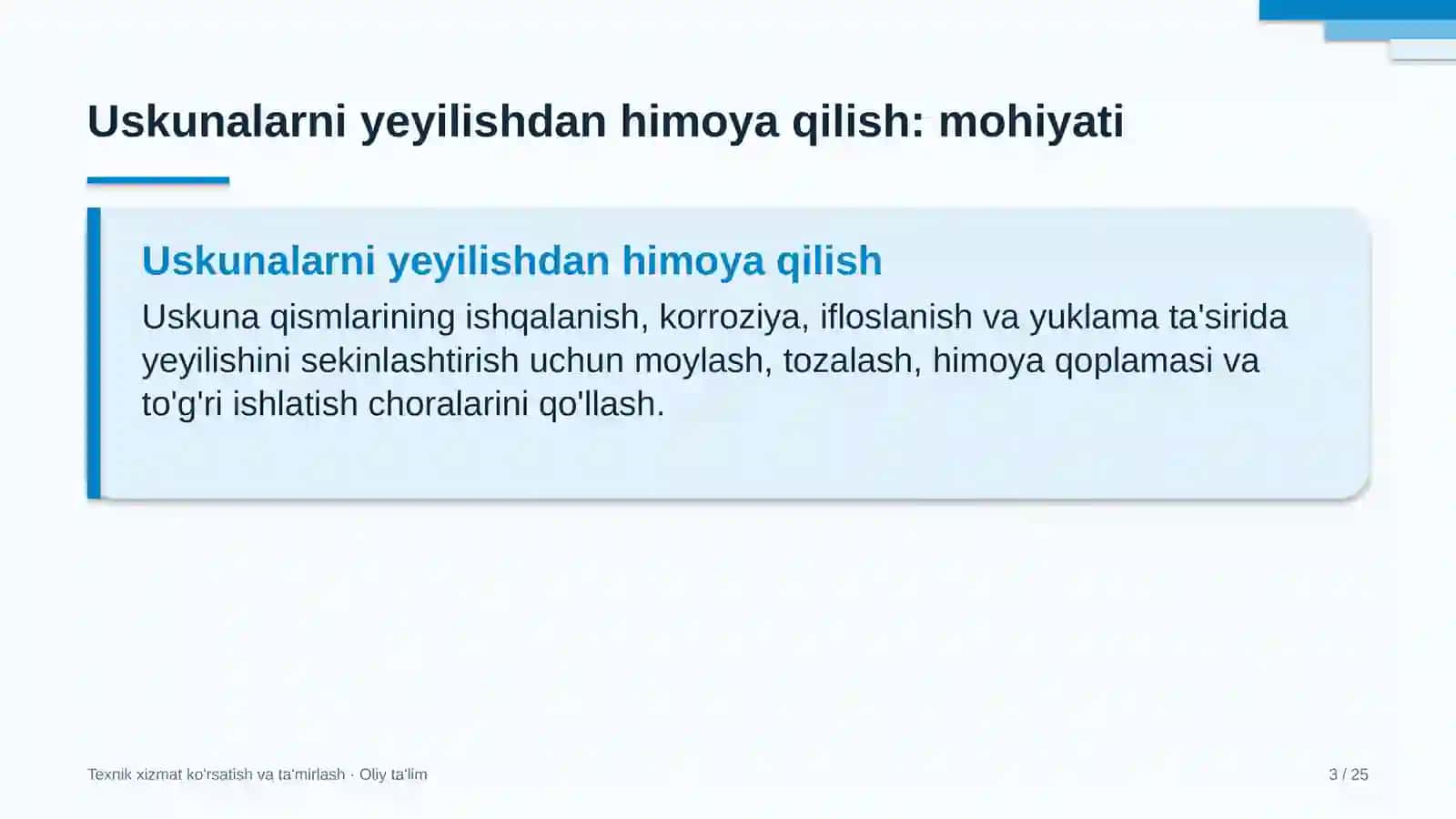 maishiy texnika ta'mirlash ustaxonalarida uskunalarni yeyilishdan himoya qilish 4343 3