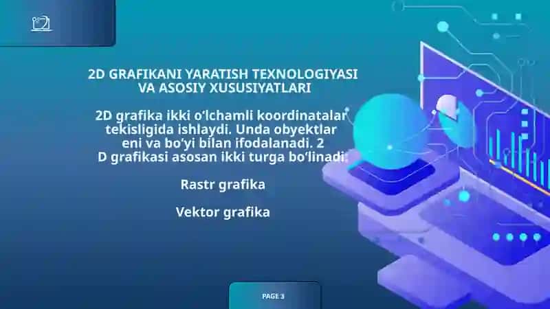 2D va 3D grafika 3