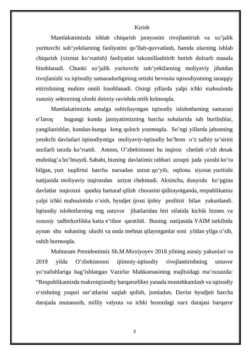 Tovar moddiy zaxiralarining tovar boshiga va oxiriga qoldig'ining xisobi 3