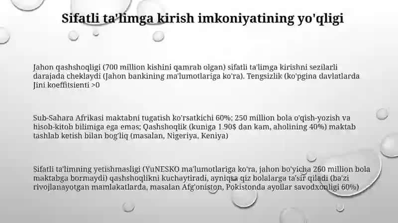 Kambagʻallik muammolari va ularni hal qilish yoʻllari 3
