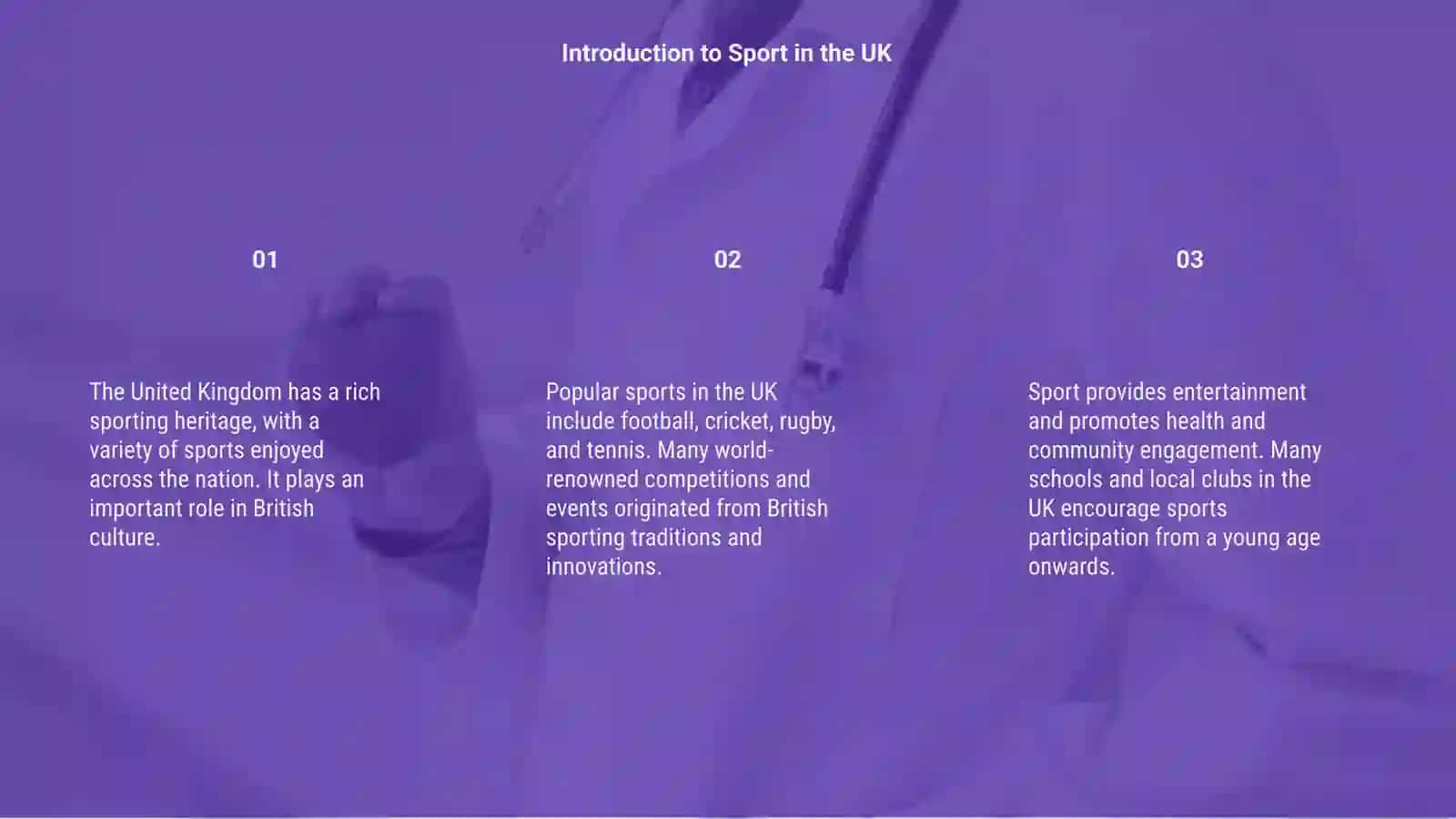 Sport in UK 3