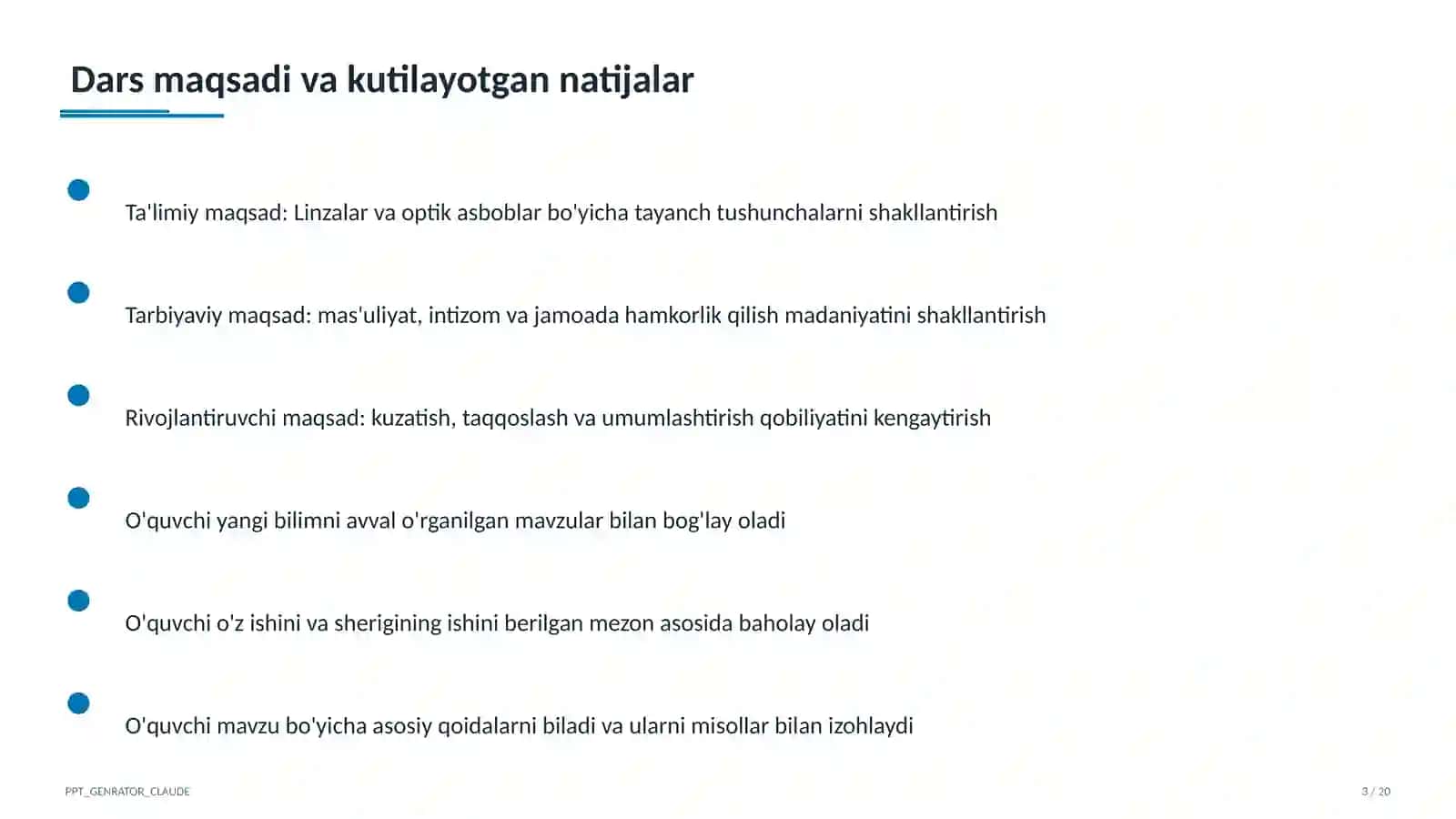 Linzalar va optik asboblar (11-sinf) 3