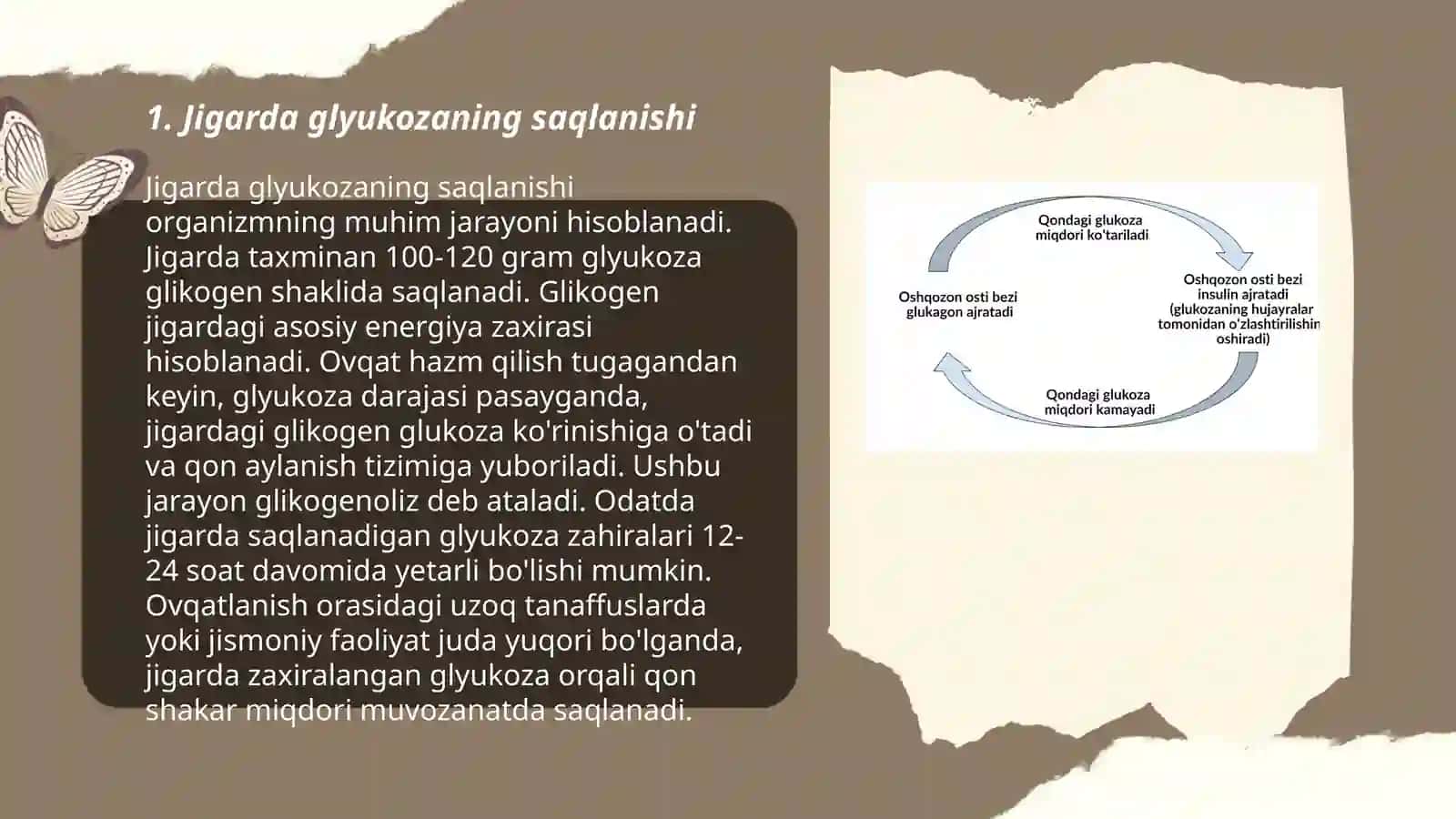 Jigarda glikoliz va gilikoneagenez boshqarilishi 3