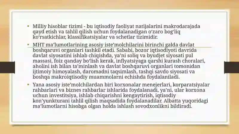 MILLIY HISOBCHILIK VA MAKROIQTISODIY KO’RSATKICHLAR 3