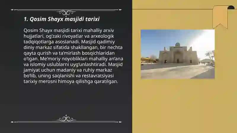 Qosim Shayx masjidi 3
