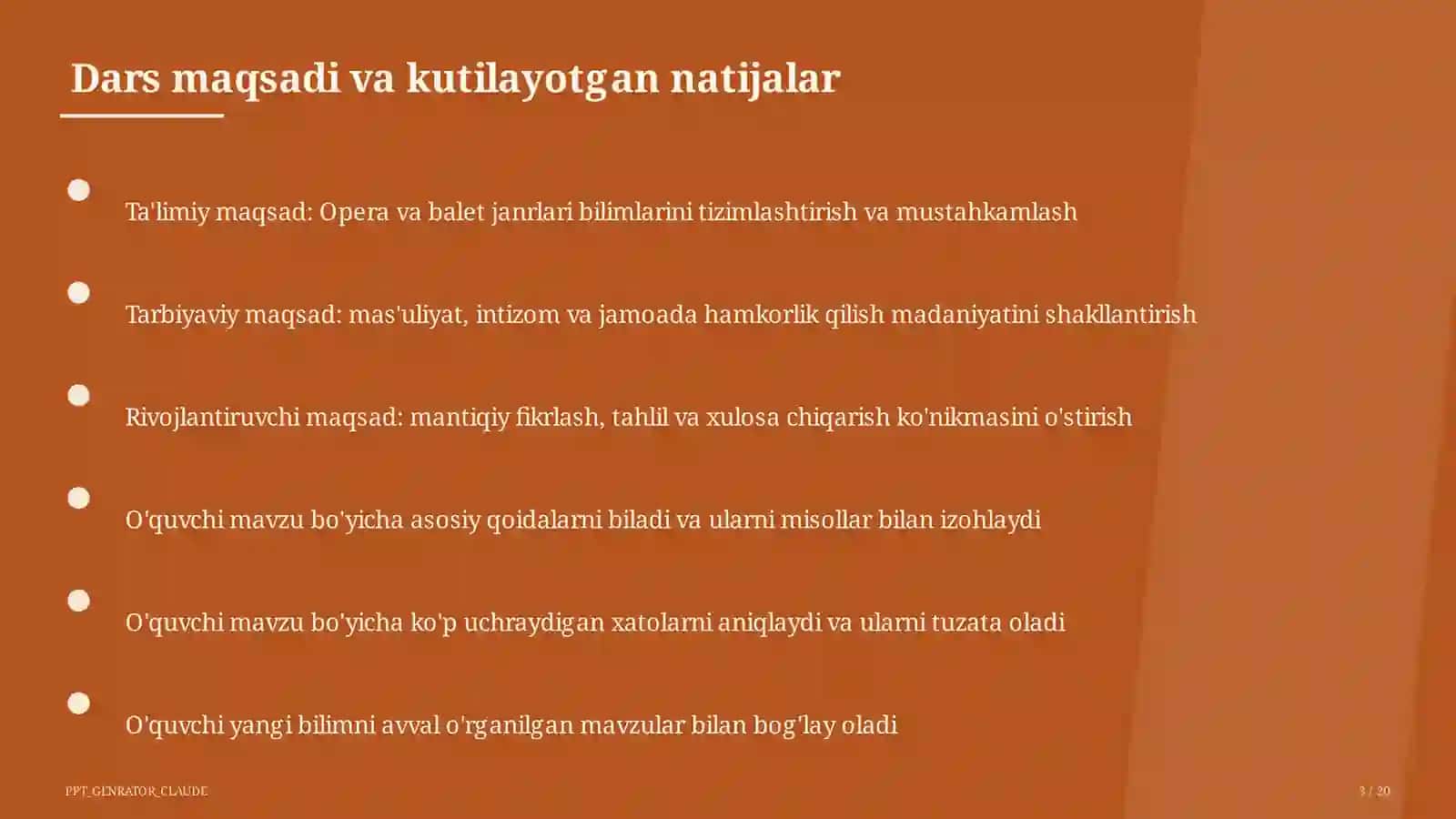 Opera va balet janrlari (6-sinf) 3