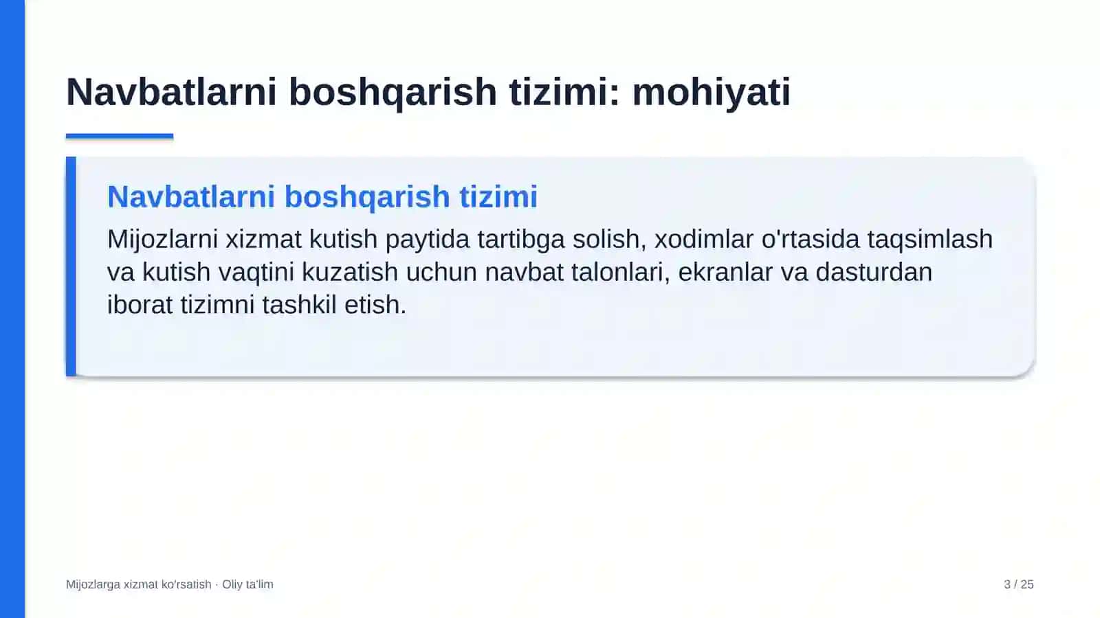 Advokatlik tuzilmalarida navbatlarni boshqarish tizimini joriy etish 3
