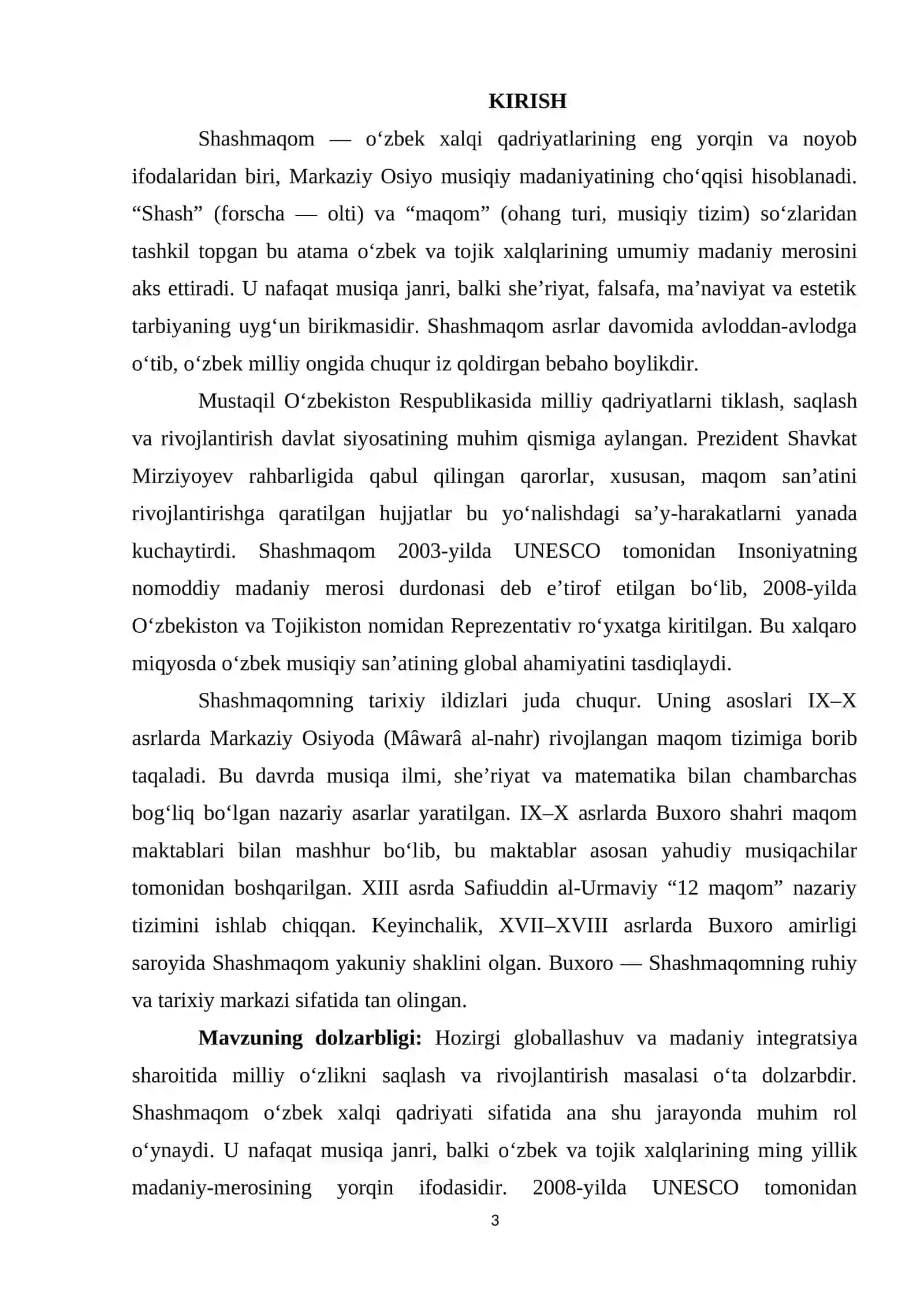 Shashmaqom — o‘zbek xalqi qadriyati 3
