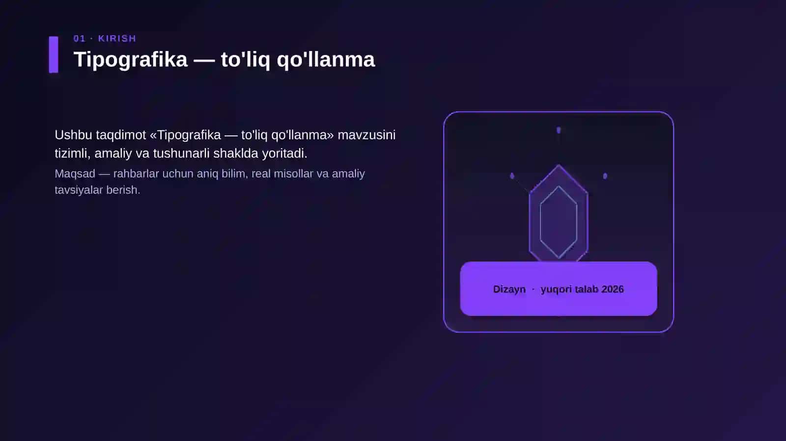 Tipografika — to'liq qo'llanma 3