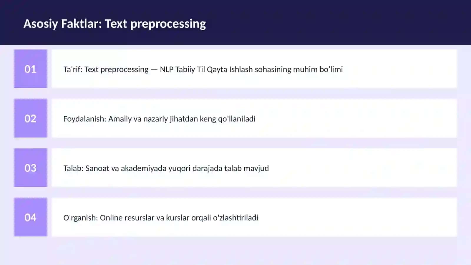 AI | NLP TABIIY TIL QAYTA ISHLASH 3