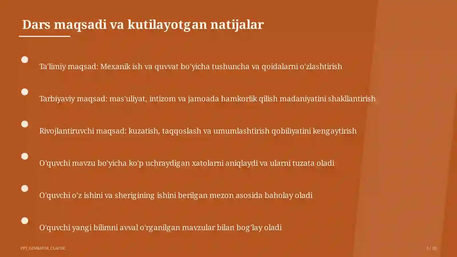 Mexanik ish va quvvat (7-sinf) 3