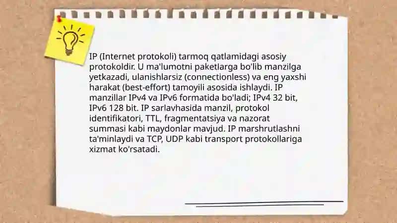 Internet protokollari 3