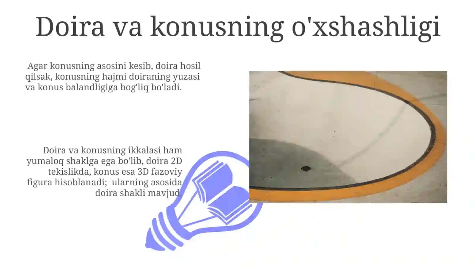 Doira va konus 3
