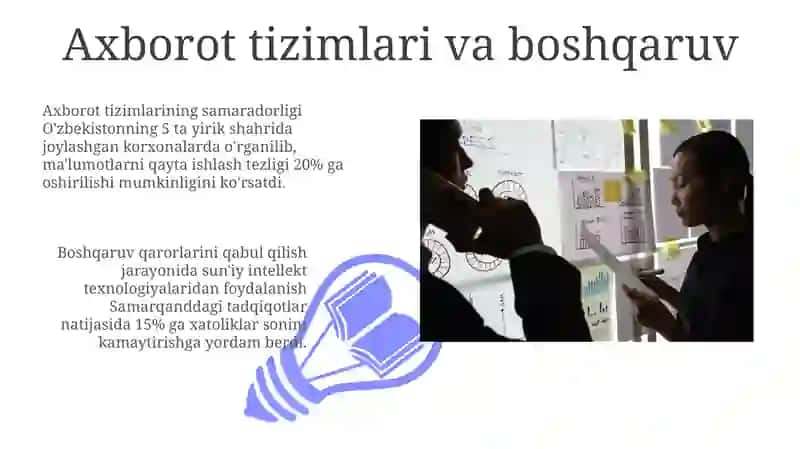 Boshqaruv tashkiliy tuzilmasi va qaror qabul tizimlarini tadqiq qilish va loyihalashtirish 3