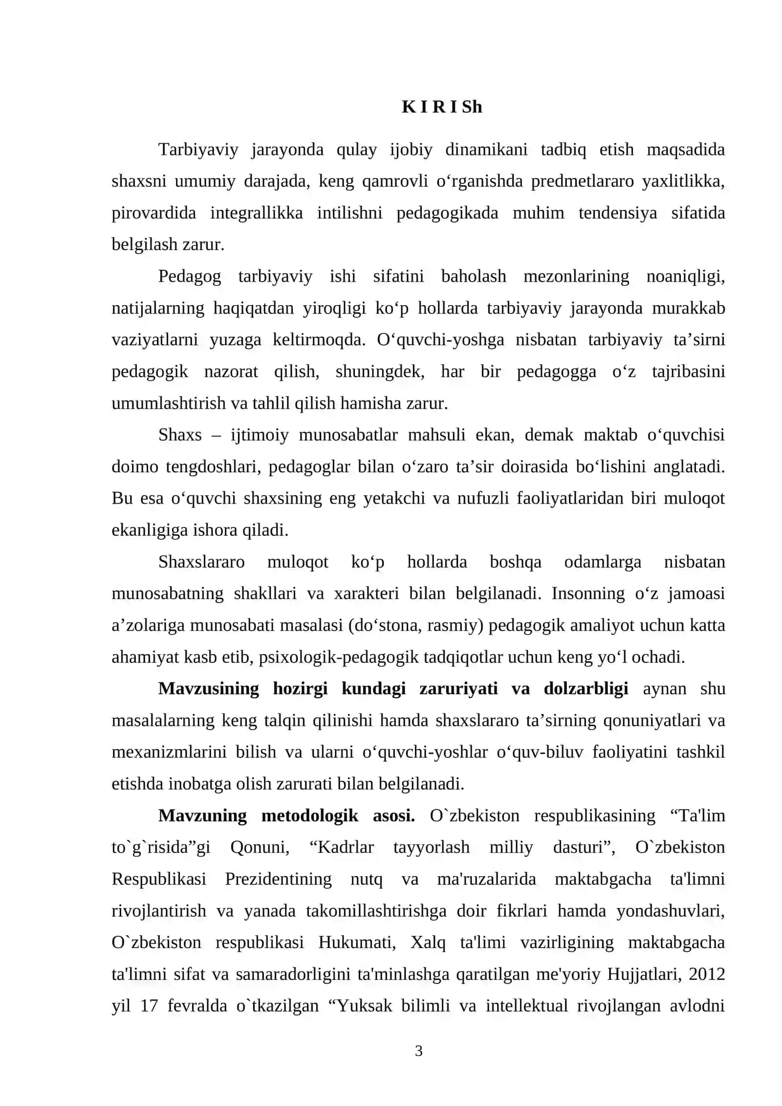 O’QUVCHI –YOSHLARDA ShAXSLARARO MUNOSABATNI TO’G’RI TASHKIL ETISH MUAMMOLARI 3