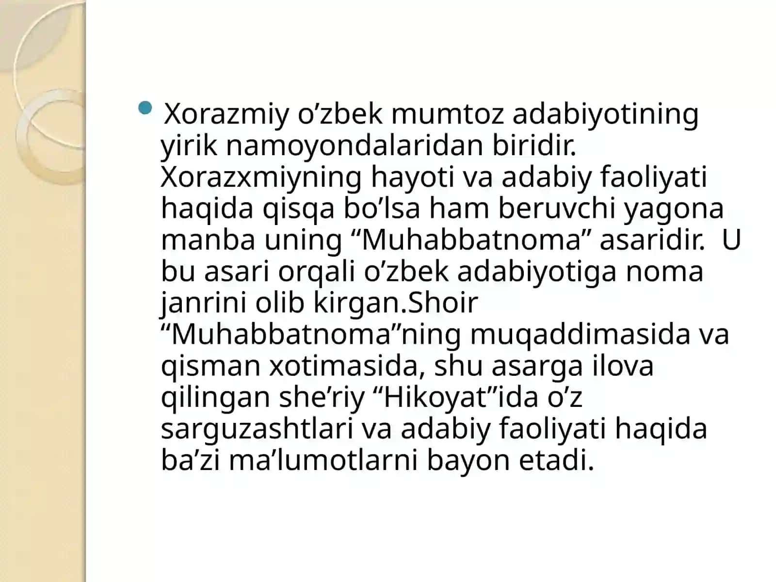 Fard uf i lologi ya fakul t et i o‘z bektili yo‘nalishi 16.40-guruhta l abalari Zohida qodirjonova Xaydarova 3