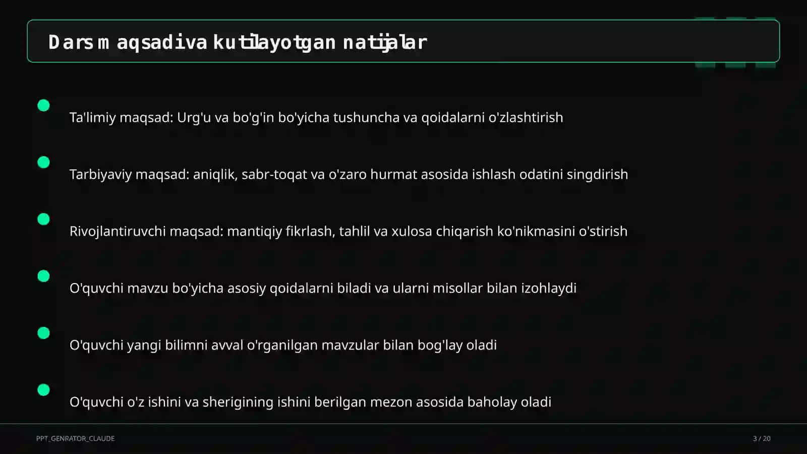 Urg'u va bo'g'in (5-sinf) 3