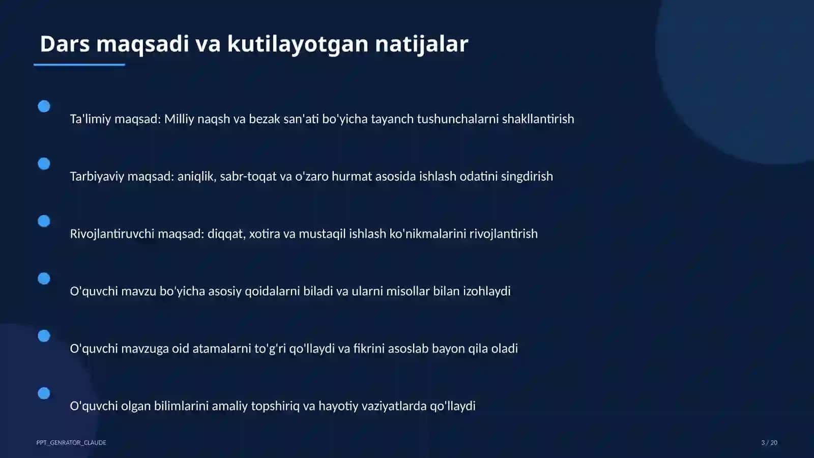 Milliy naqsh va bezak san'ati (3-sinf) 3