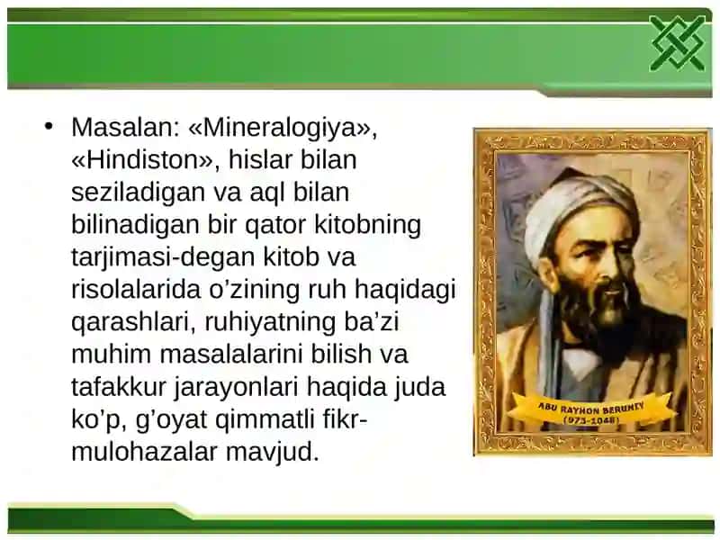 Sharq allomalari asarlarida psixologik bilimlar va qarashlar 3