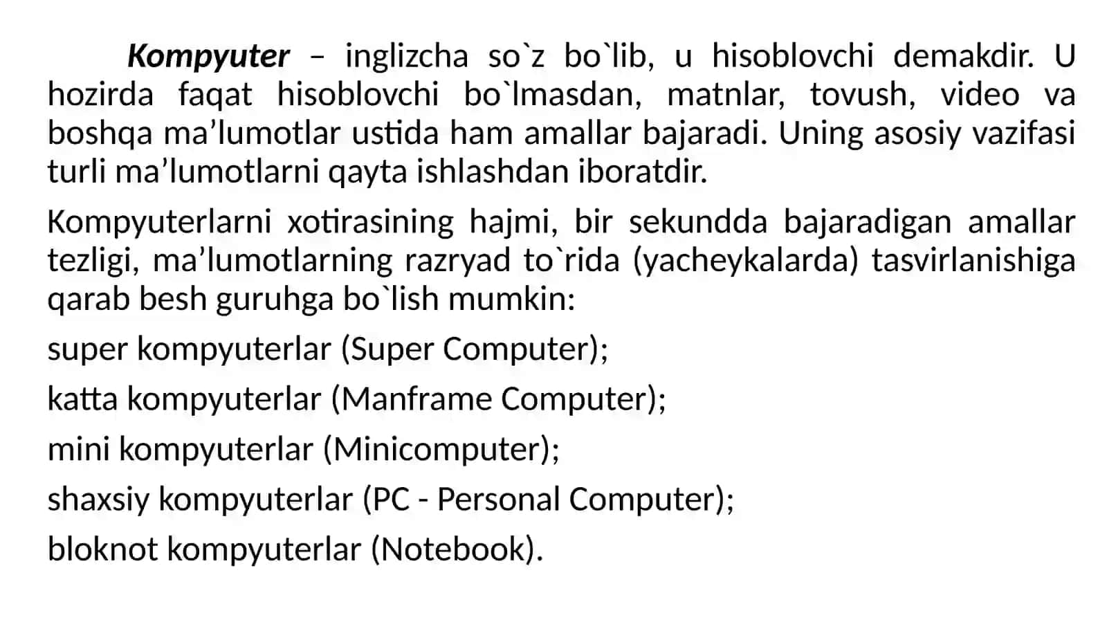 Axborotkompyutertexnologiyalarinitadbiqqilishningtexnikvositalari 3