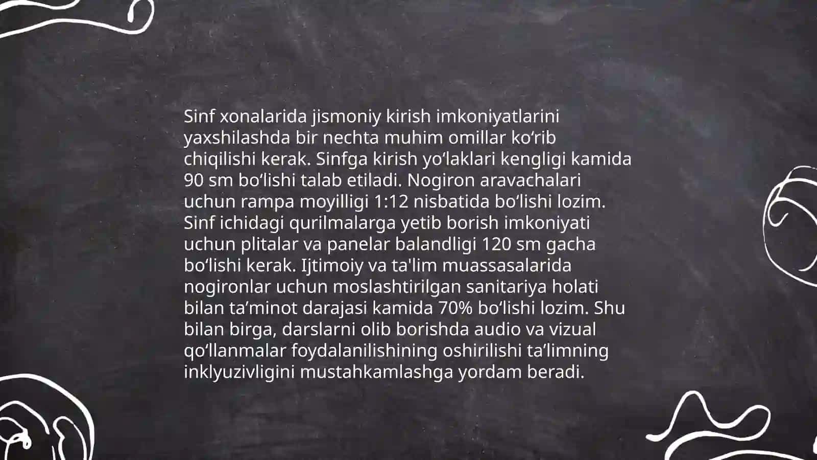 Inklyuziv taʼlimida sinf xonalari va dars jarayonini moslashtirish 3