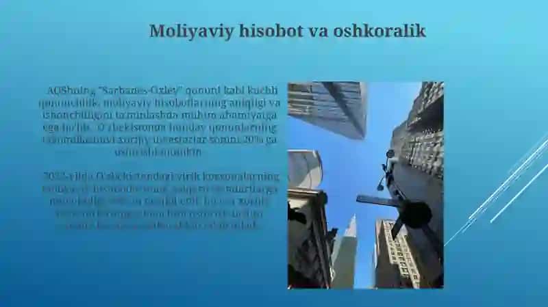Korporativ moliyada xorijiy kapitalni jalb etish 3