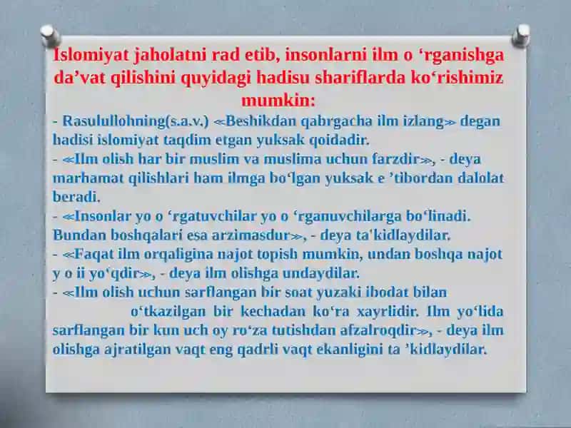 Xalq pedagogikasi didiniy ta’limotlar 3