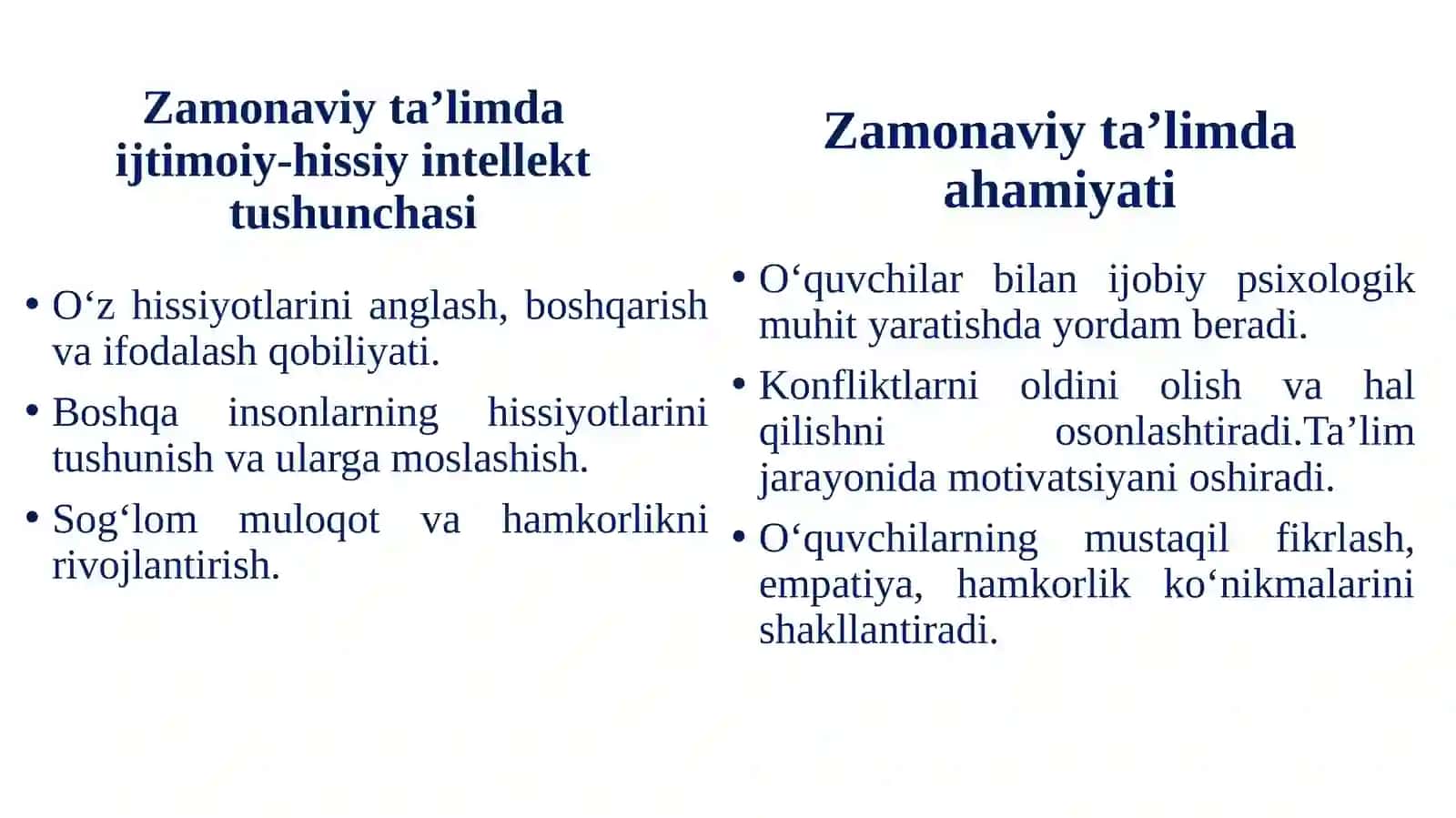 Zamonaviy ta’limda ijtimoiy-hissiy intellektning tutgan o‘rni 3