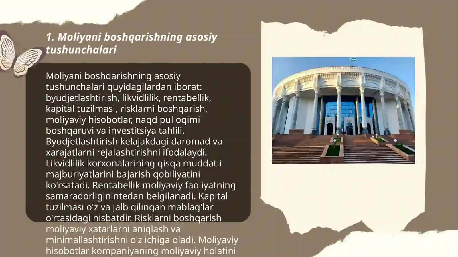 Moliyani boshqarishning mohiyati, zarurligi va ahamiyati 3