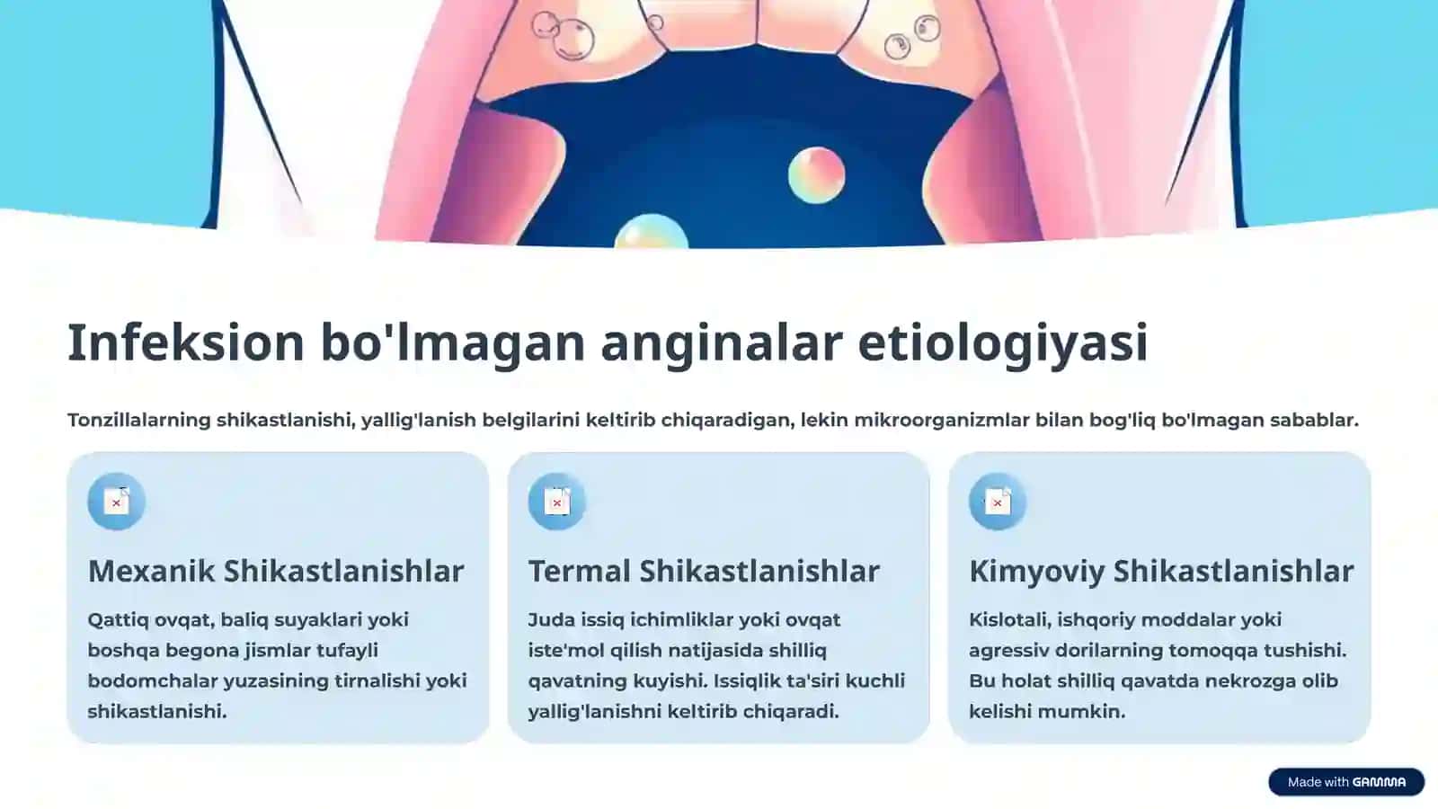 Infeksiyadan tashqari sabablar va qon kasalliklari 3