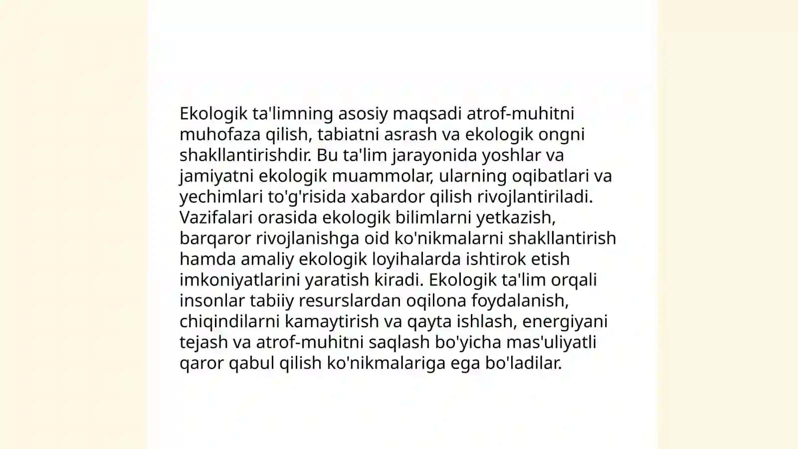 Tabiat bilan tanishtirish orqali maktabgacha ta'lim yoshidagi bolalarda ekologik madaniyatni rivojlantirish 3