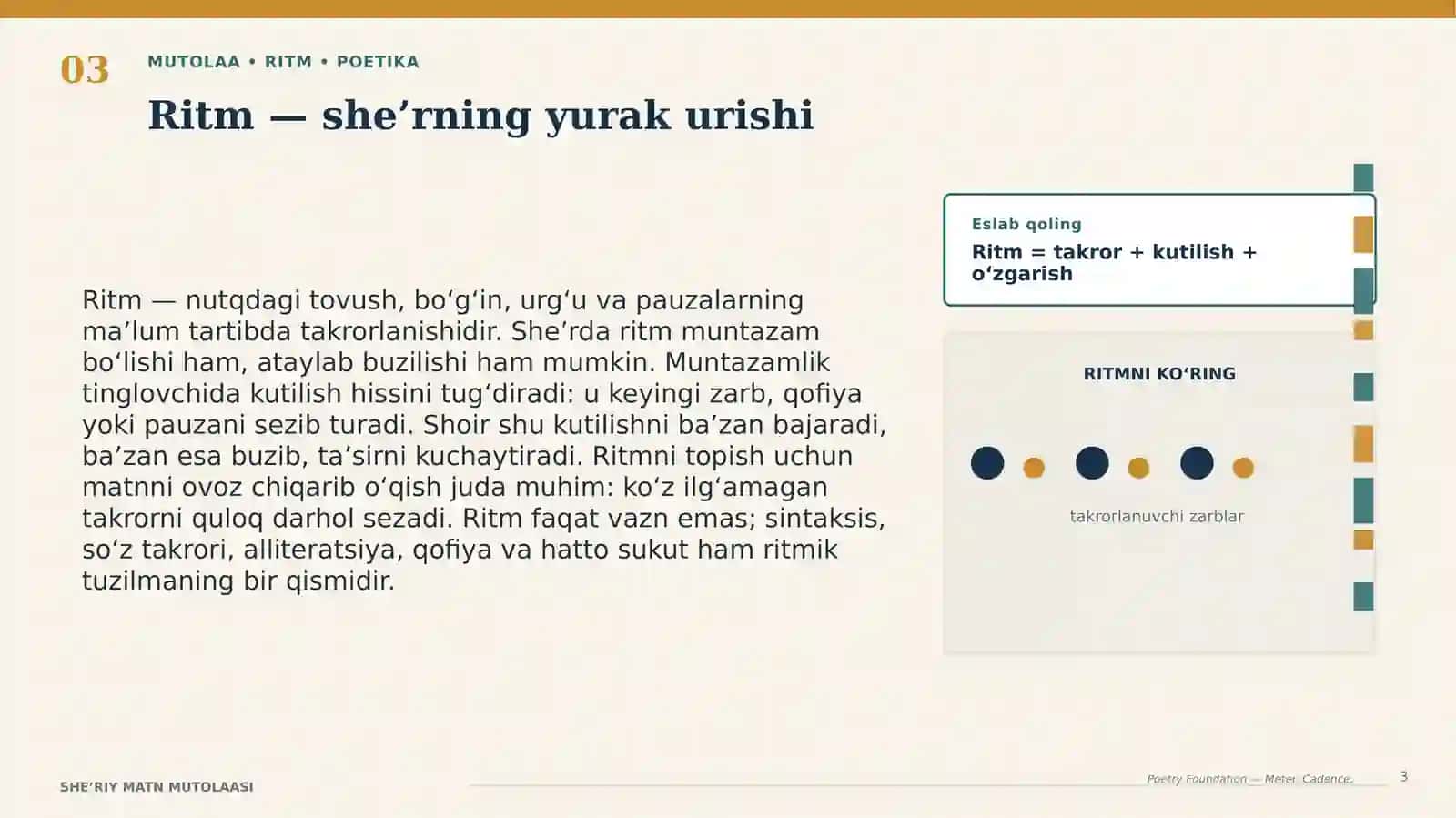 SHE’RIY MATN MUTOLAASINING RITMIK-POETIK QONUNIYATLARI 3