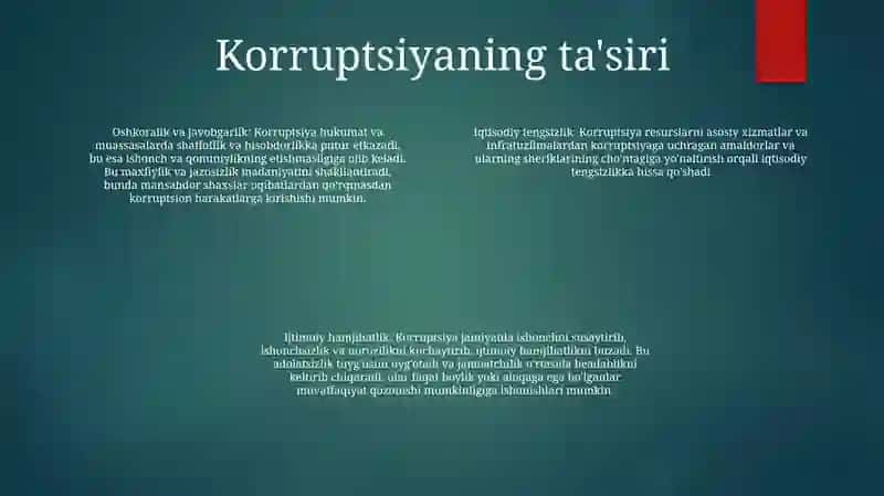 Korruptsiya va unga qarshi kurash 3