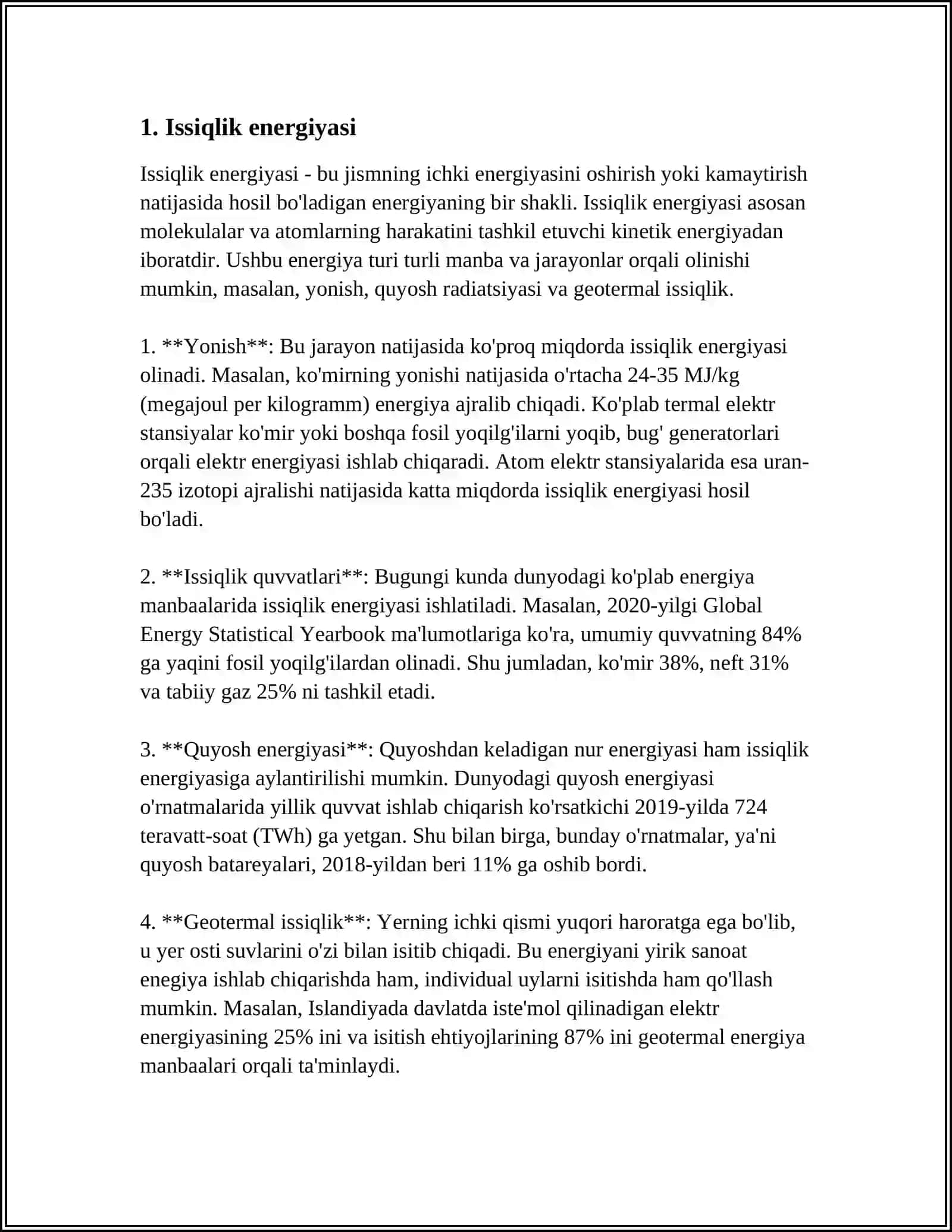 ENERGIYA ISSIQLIK VA YORUGʻLIK TOVUSH HARAKATI VA TEZLIK ENERGIYA 3