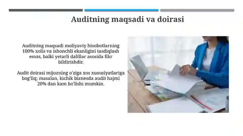 Moliyaviy hisobot auditining umumiy rejasi va dasturini tayyorlash xususiyatlari 3