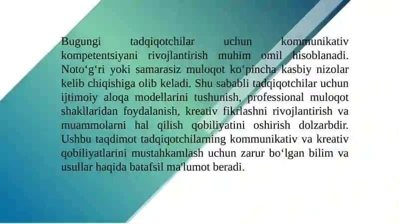 Kommunikativ kompetentsiya va kreativ fikrlash 3