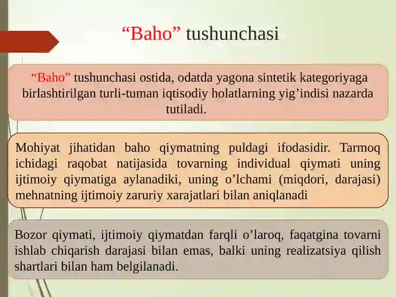Xoʼjalik yurituvchi subʼektlarning baho siyosati va baholarni shakllantirish asoslari 3